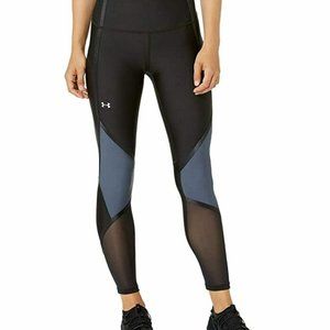 Under Armour Heatgear Black/Blue Leggings XS
